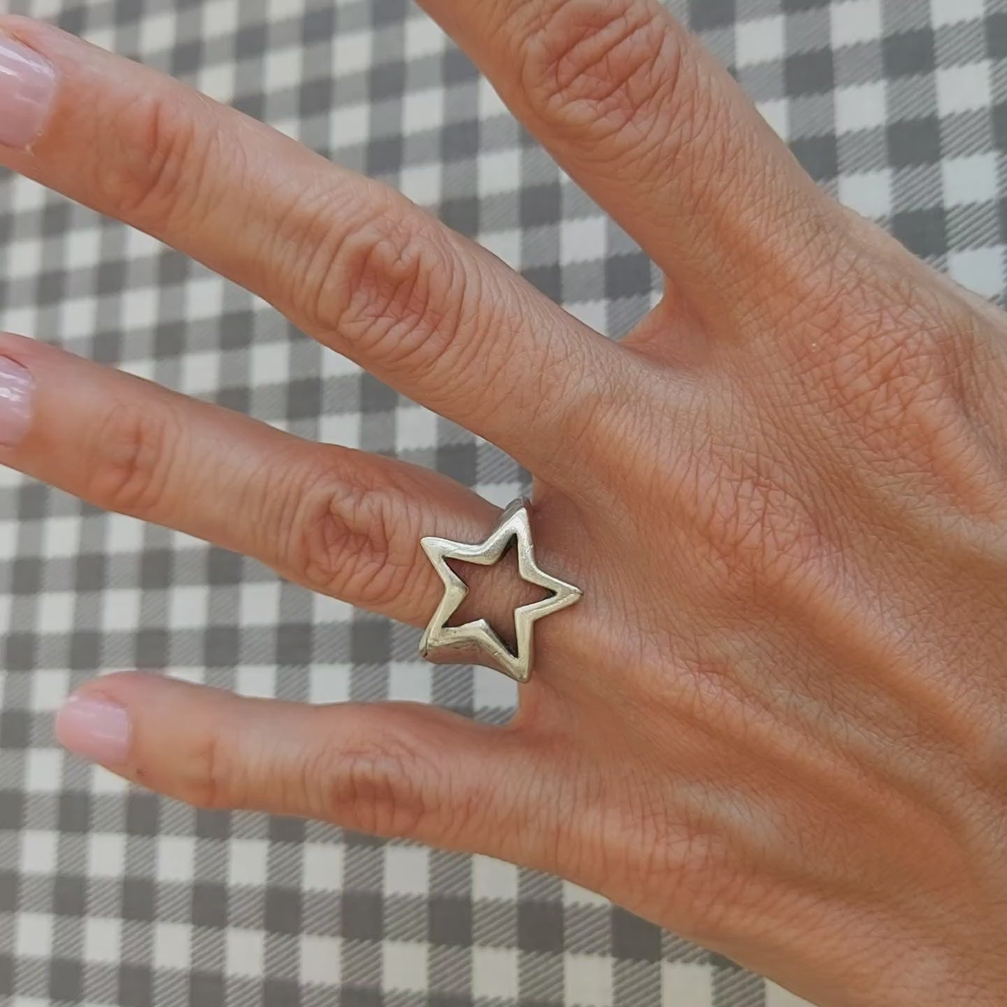 Star Ring | Make a Wish Silver Celestial Statement Ring